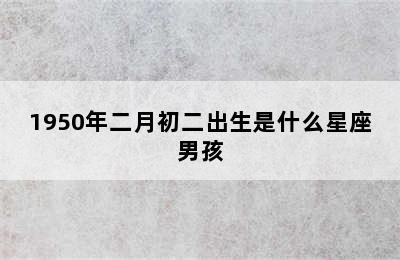 1950年二月初二出生是什么星座男孩