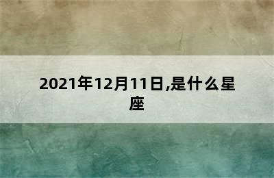 2021年12月11日,是什么星座