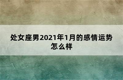 处女座男2021年1月的感情运势怎么样