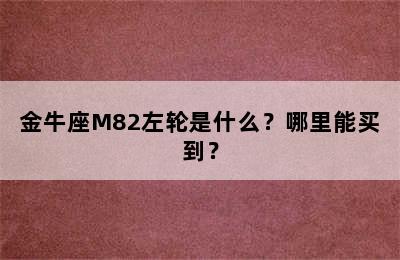 金牛座M82左轮是什么？哪里能买到？